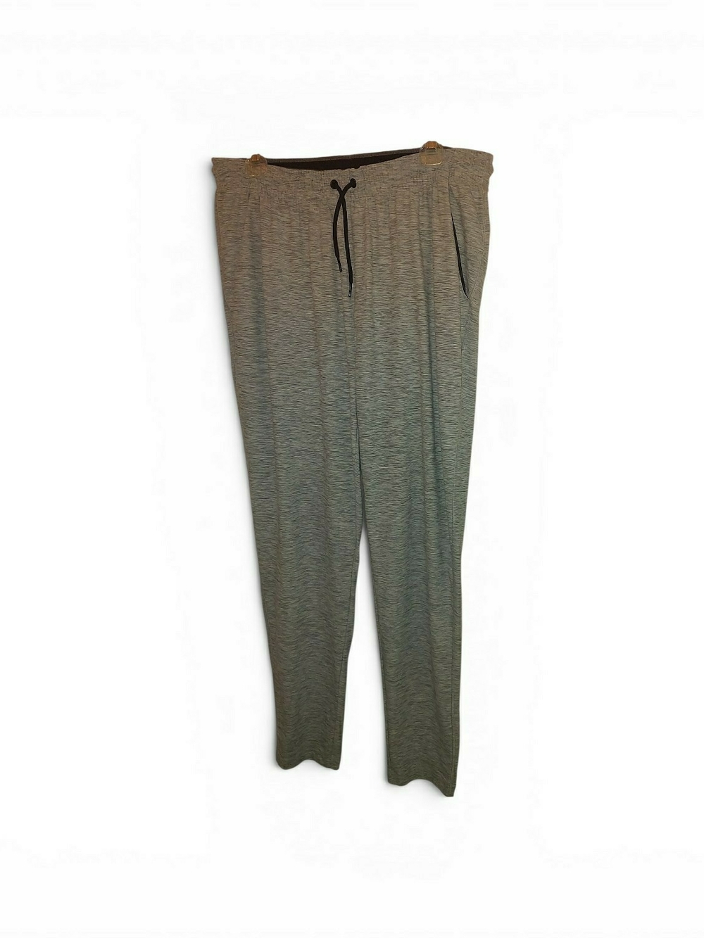 Old Navy Men's Heather Gray Jogger Pants with Drawstring, Size Large Tall